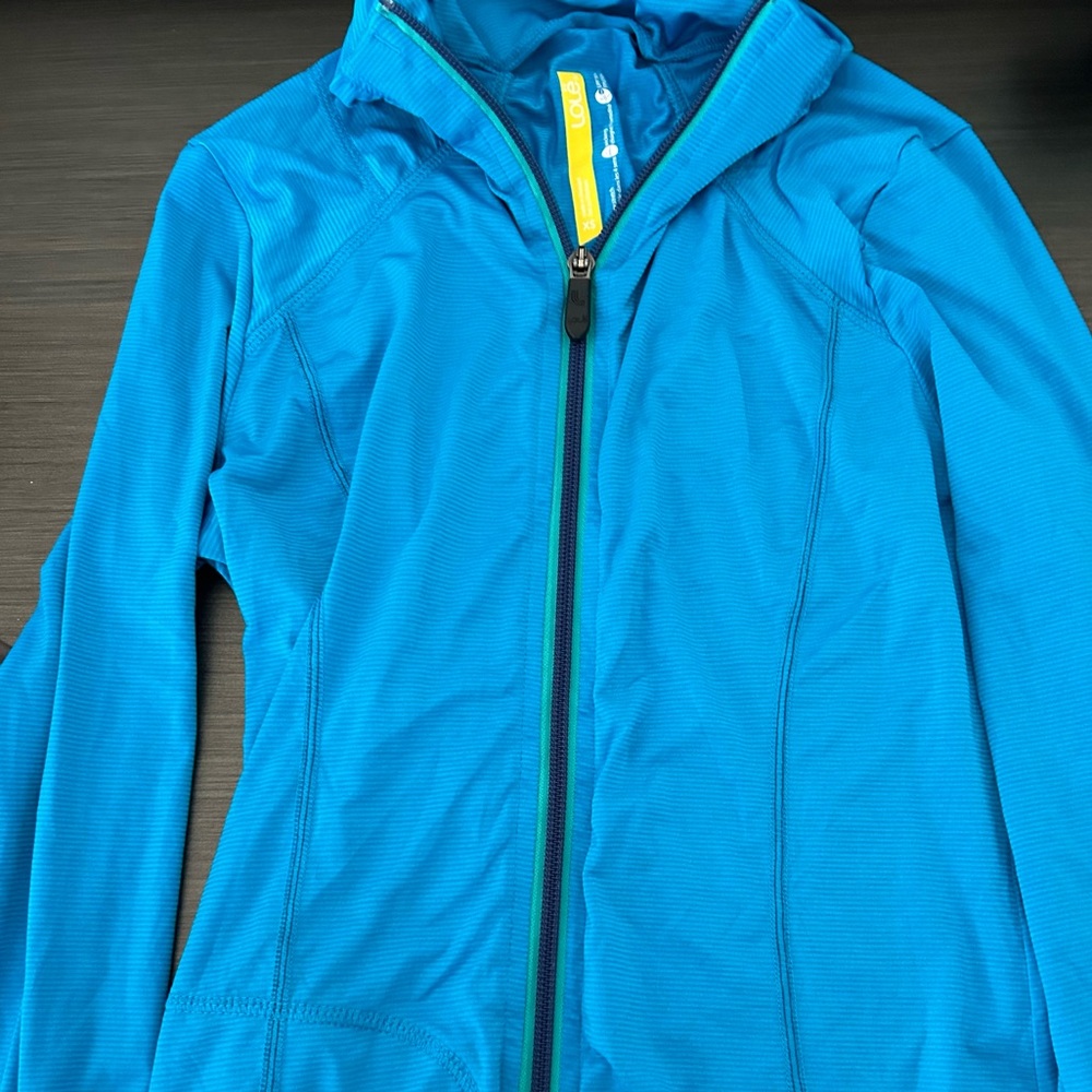 Lole jacket blue zip up XS